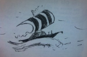 Image credit to Cressida Cowell: 'The Peregrine Falcon' (How to Twist a Dragon's Tale)