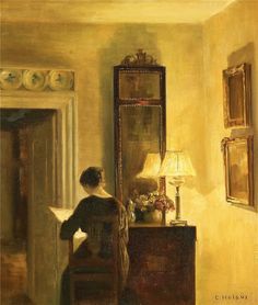 woman-reading-by-lamplight